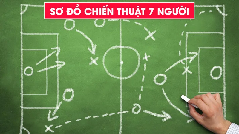 Một hệ thống sân 7 hiệu quả cần giữ cự ly, hỗ trợ người có bóng và bảo vệ trung lộ.