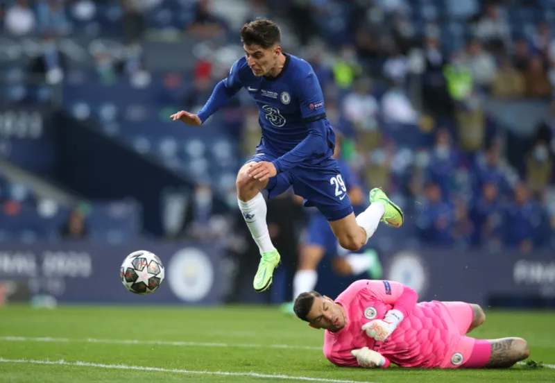 Khoảnh khắc Kai Havertz ghi bàn trong trận chung kết Champions League 2021 là dấu mốc nổi bật nhất trong sự nghiệp của tiền đạo Đức.